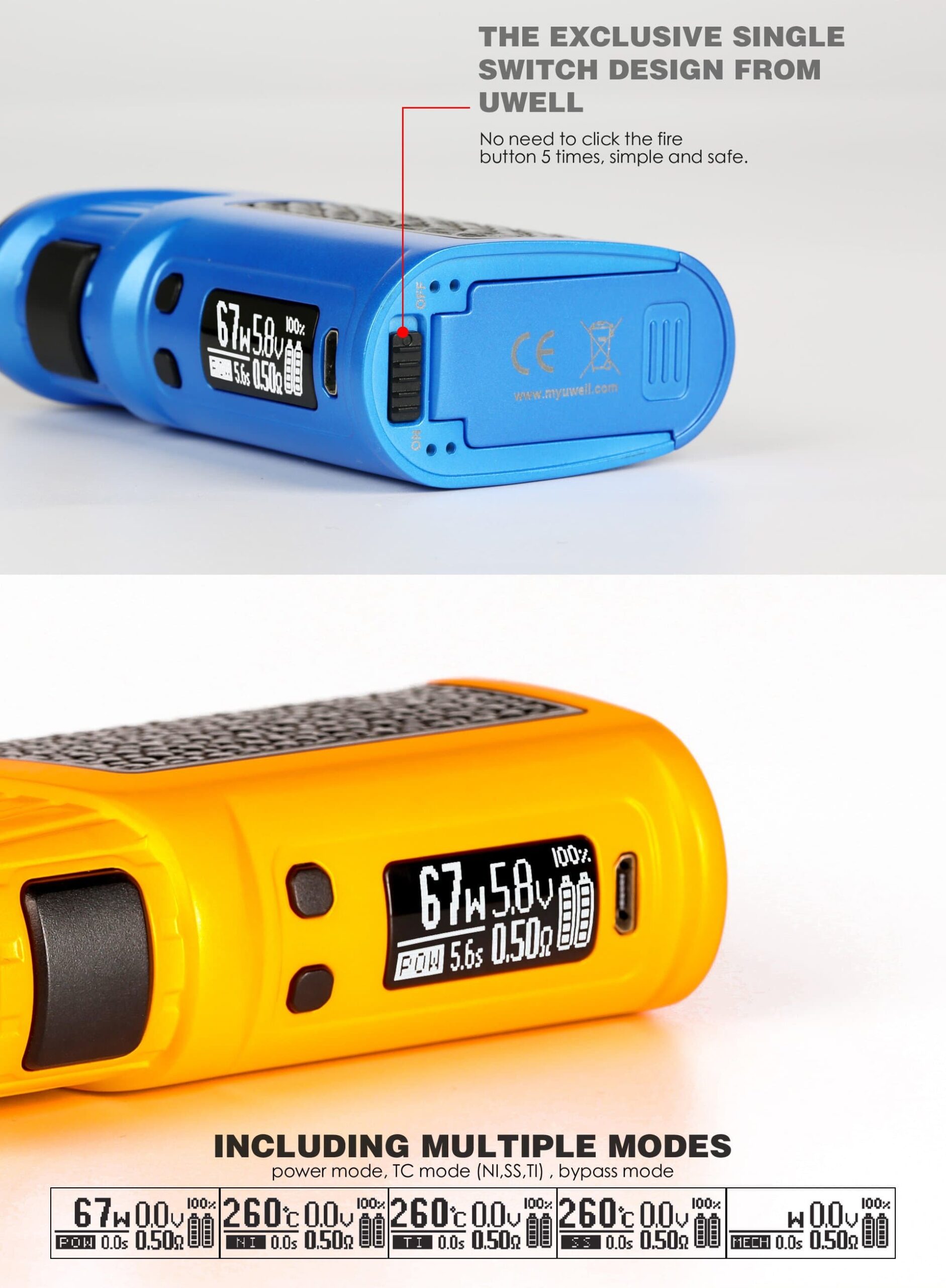 Box IronFist UWell details