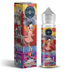 eliquide Curieux Hexagone Lyon Cranberry Fruits rouges Frais 50ml