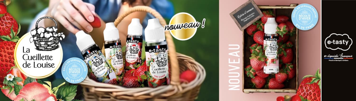 eliquid la cueillette de louise - e.tasty - banner
