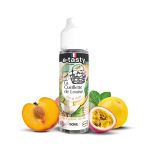 eliquide la cueillette de louise - e.tasty - teint de pêche - fruit de la passion, pêche