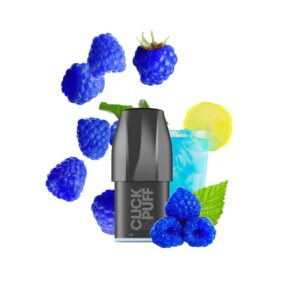 xbar pod click & puff sans nicotine blue razz lemonade