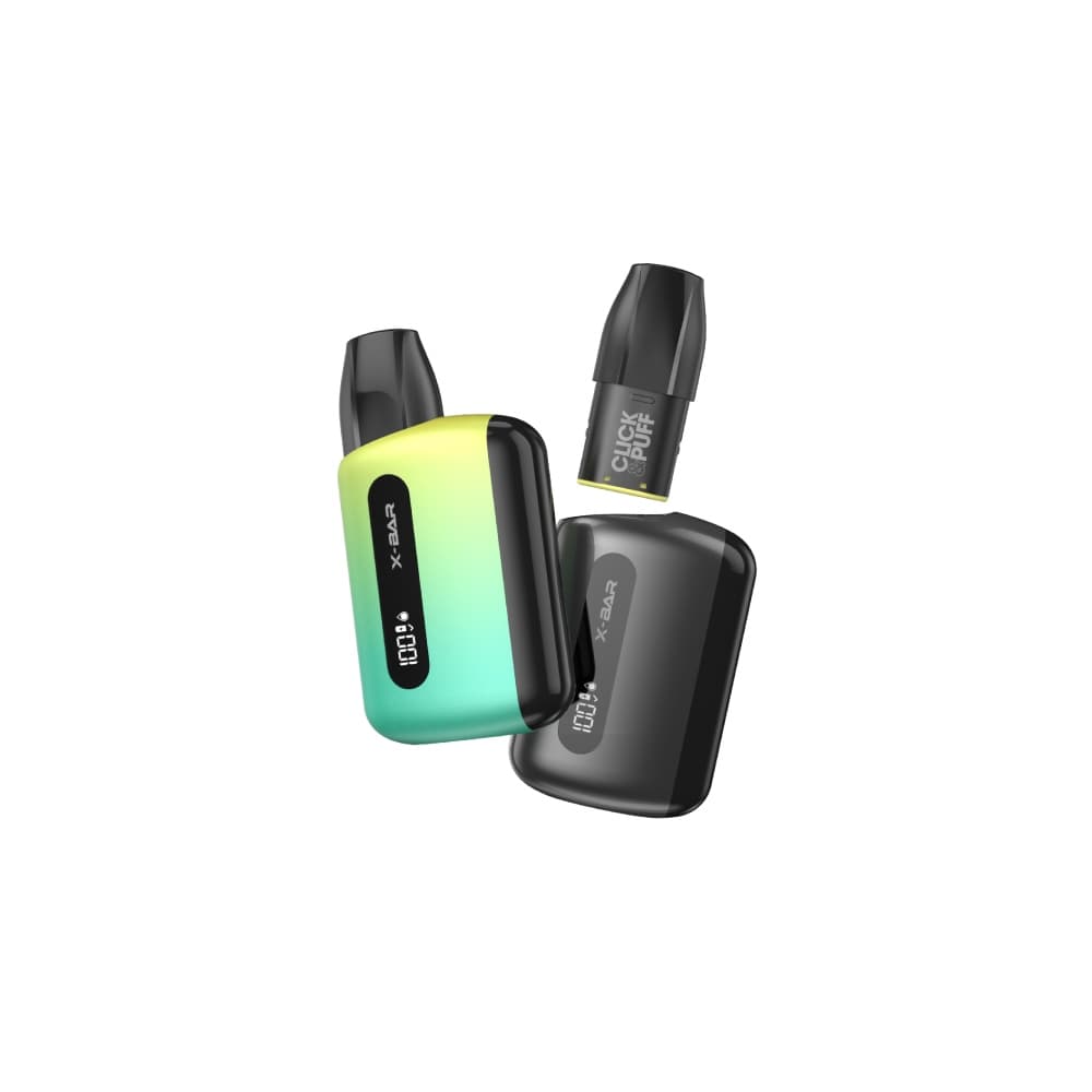 Box Click & Puff green & Black - X-Bar