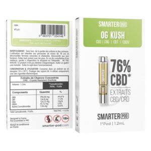 Pods Smarter Duo CBD CRD OG Kush details
